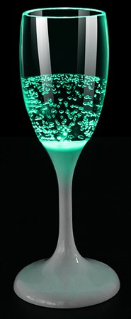 Champagneglas Led Grön